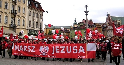 Maszerowali dla Jezusa