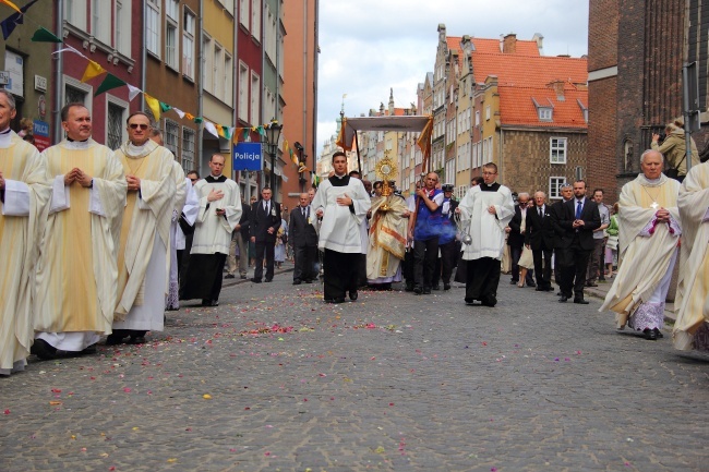 Uroczystość Bożego Ciała w Gdańsku 