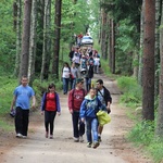 Pielgrzymi na Górze Polanowskiej