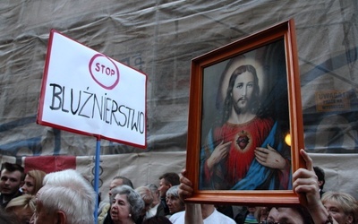 Protest przeciwko "Golgota Picnic"