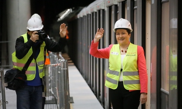Prezydent testowała metro