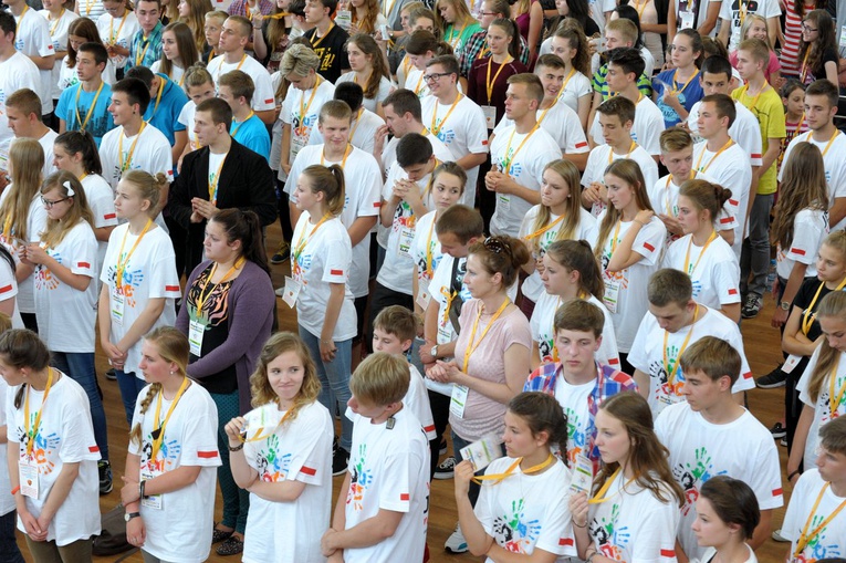 Młodzież - początek Mszy