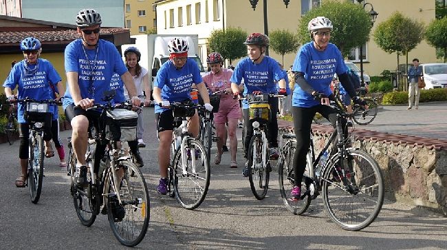 Do 3 lipca będzie trwała rowerowa wyprawa pielgrzymów z Płońska i Gostynina