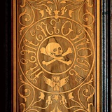 Intarsja ze słynnym „Memento mori”, 
