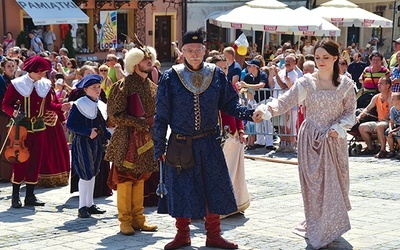 Inscenizacja królewskiej wizyty w Sandomierzu