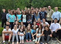 Uczestnicy oazy misyjnej w Czchowie
