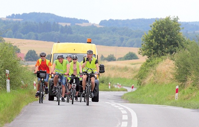  Rowerowi pielgrzymi wyruszyli 14 lipca ze Zgorzelca do Włodawy