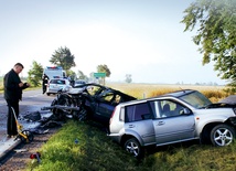 Na zdjęciu: Wszyscy uczestnicy tego zdarzenia trafili do szpitali