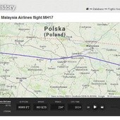 Zestrzelony boeing leciał nad Polską