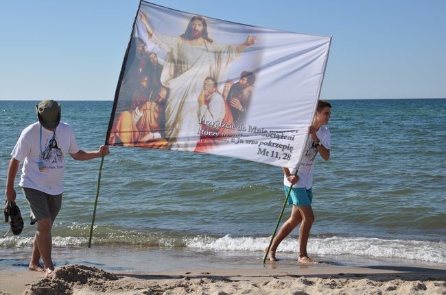 Dobra Nowina na plaży