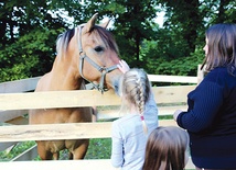  Najmłodszym bardzo podobały się zwierzęta w minizoo