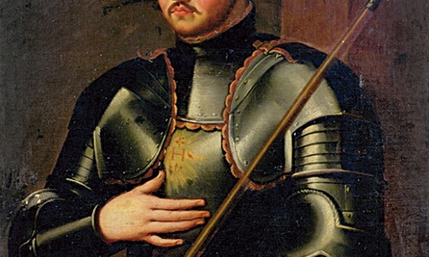 Autor nieznany  „Św. Ignacy Loyola”  olej na płótnie, pocz. XVII w. kolekcja prywatna