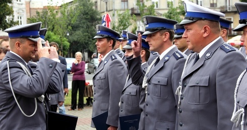 Obchody Święta Policji w Łęczycy