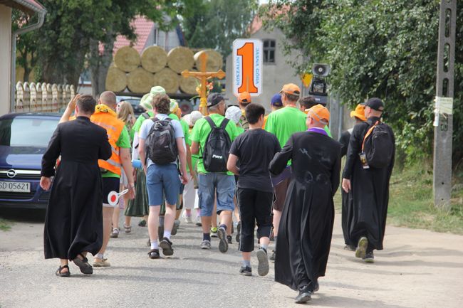 Wyjście pieszej pielgrzymi ze Skrzatusza