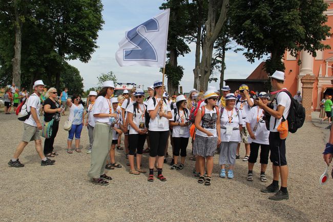 Wyjście pieszej pielgrzymi ze Skrzatusza