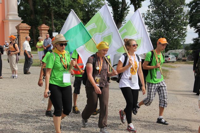 Wyjście pieszej pielgrzymi ze Skrzatusza