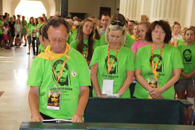 Wyjście pieszej pielgrzymi ze Skrzatusza