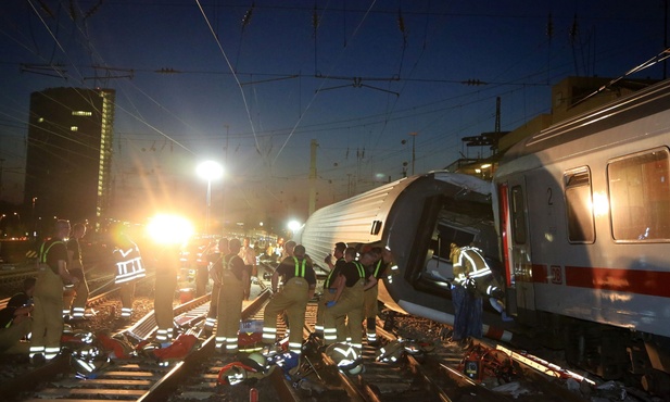 Zderzenie pociągów w Mannheim