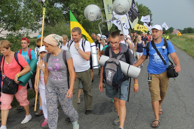 34. Piesza Pielgrzymka Wrocławska - dzień drugi