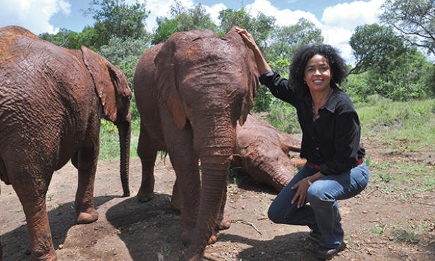 Dr Paula Kahumbu, dyrektor WildLife Direct Kenya, inicjatorka kampanii społecznej na rzecz ochrony dzikich słoni