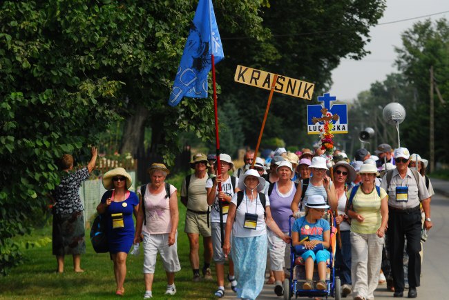 Pielgrzymi już za granicą