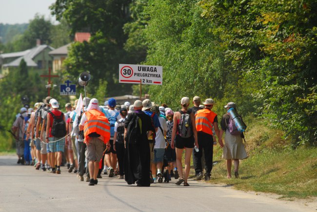 Pielgrzymi już za granicą