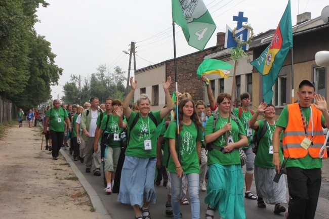 Stąd widać było jasnogórski szczyt...