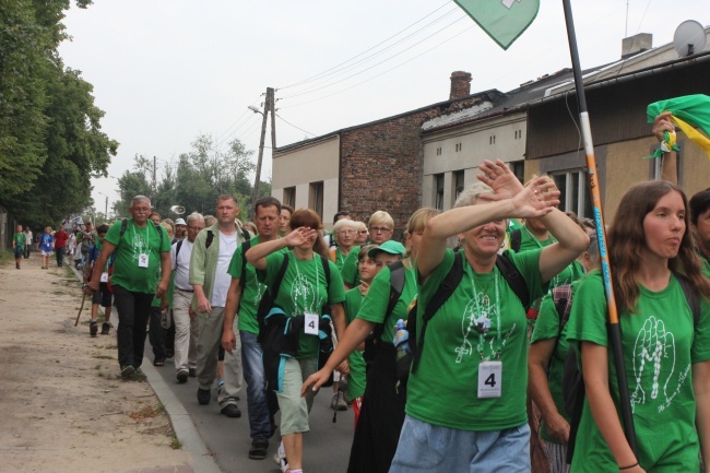 Stąd widać było jasnogórski szczyt...