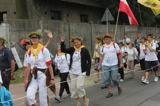 Stąd widać było jasnogórski szczyt...