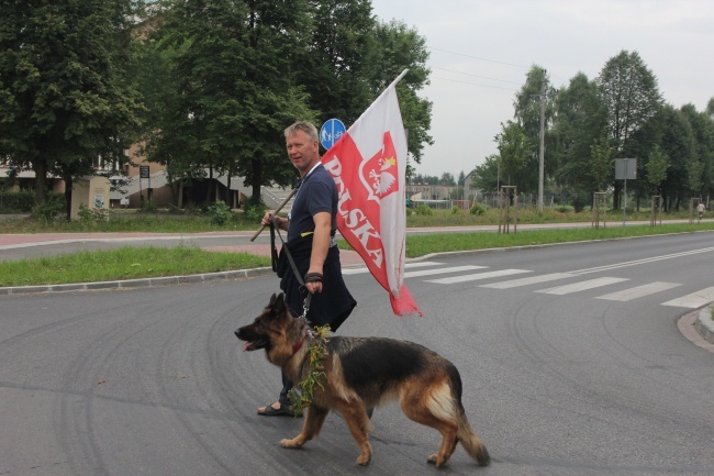 Stąd widać było jasnogórski szczyt...