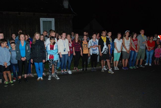 Pielgrzymi podczas trasy 