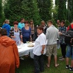 Pielgrzymi podczas trasy 