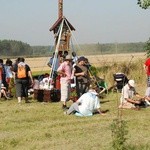 Pielgrzymi podczas trasy 