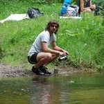 Pielgrzymi podczas trasy 