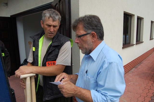 Zniszczenia powodziowe w Kasince Małej