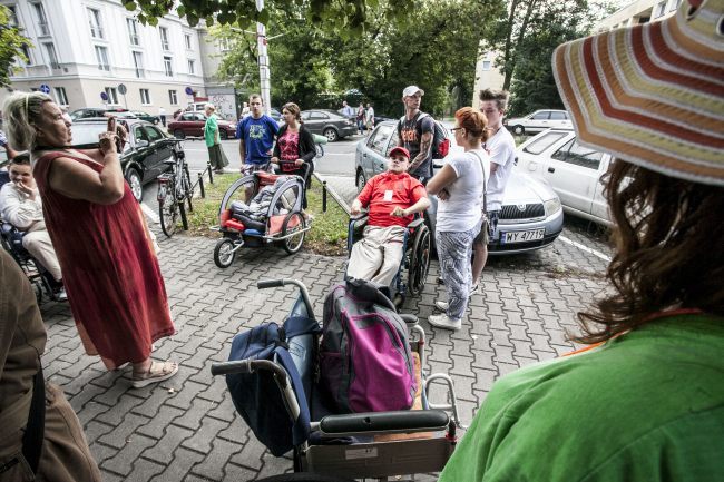 "Jesteśmy" - niepełnosprawni idą na Jasną Górę