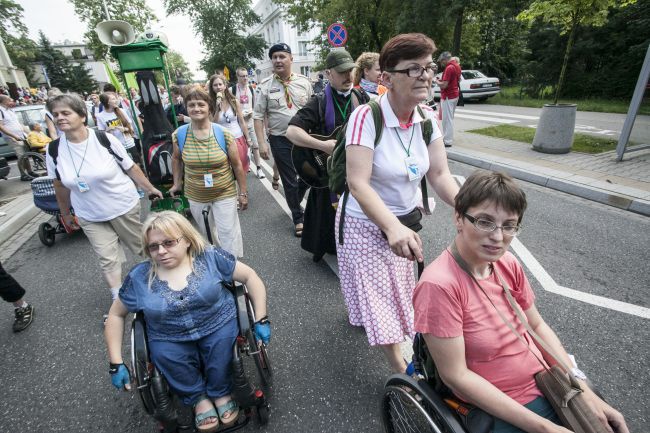 "Jesteśmy" - niepełnosprawni idą na Jasną Górę