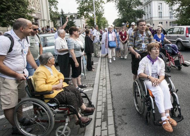 "Jesteśmy" - niepełnosprawni idą na Jasną Górę