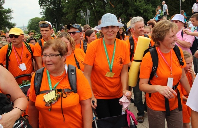 Powitanie pielgrzymów z Cieszyna, Czechowic-Dziedzic i Andrychowa