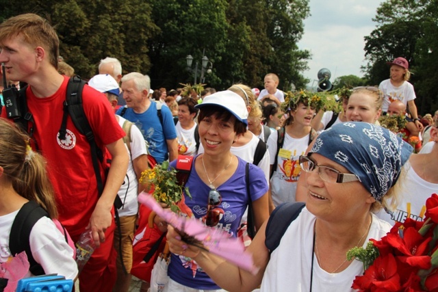 Powitanie pielgrzymów z Cieszyna, Czechowic-Dziedzic i Andrychowa