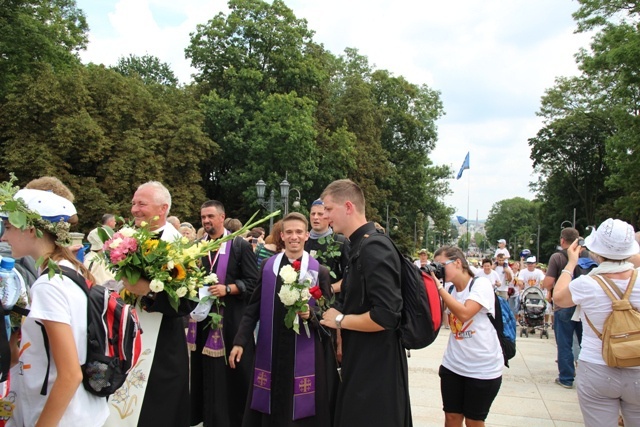 Powitanie pielgrzymów z Cieszyna, Czechowic-Dziedzic i Andrychowa