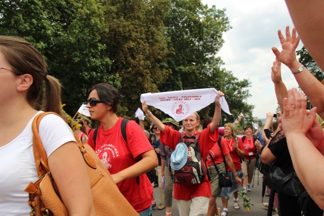 Powitanie pielgrzymów z Cieszyna, Czechowic-Dziedzic i Andrychowa