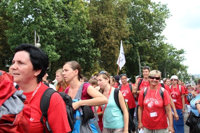 Powitanie pielgrzymów z Cieszyna, Czechowic-Dziedzic i Andrychowa