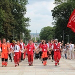 Powitanie pielgrzymów 9 grup hałcnowskich