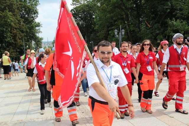 Powitanie pielgrzymów 9 grup hałcnowskich