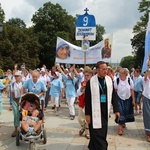 Powitanie pielgrzymów 9 grup hałcnowskich