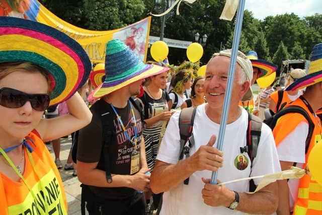 Powitanie pielgrzymów 9 grup hałcnowskich