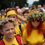 Powitanie pielgrzymów 9 grup hałcnowskich