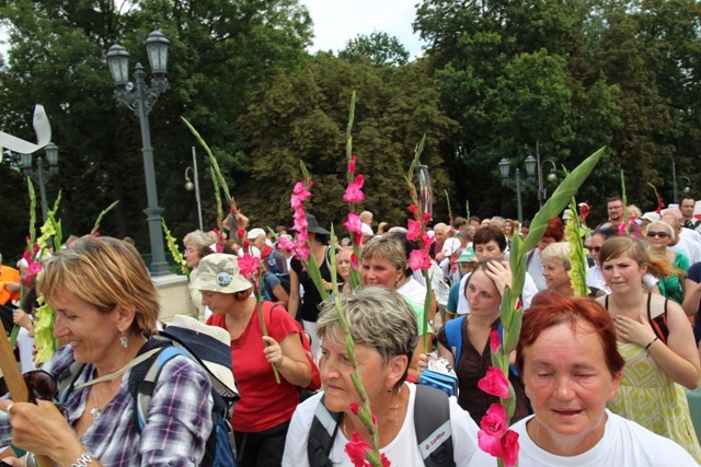 Powitanie pielgrzymów 9 grup hałcnowskich