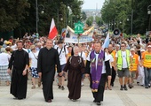 Powitanie pielgrzymów 9 grup hałcnowskich